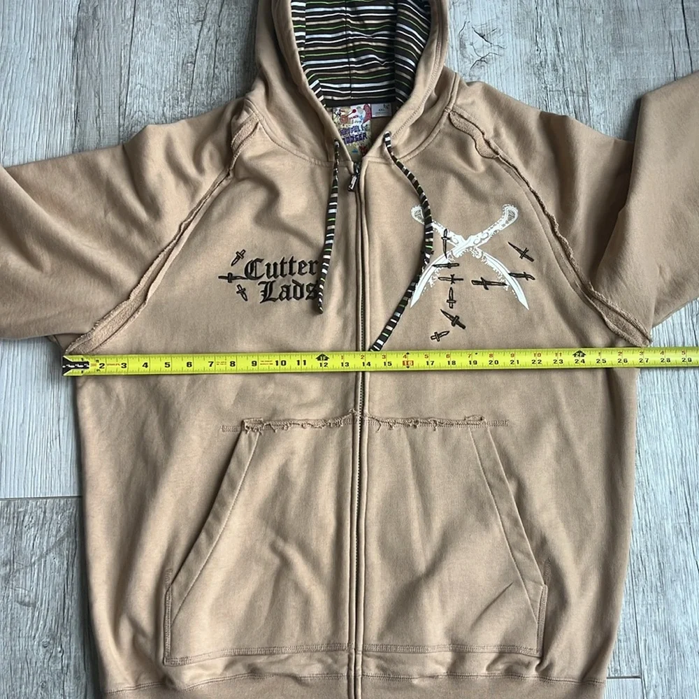 Artful Dodger Graphic ZipUp Hoodie Size 4XL‎ Y2K